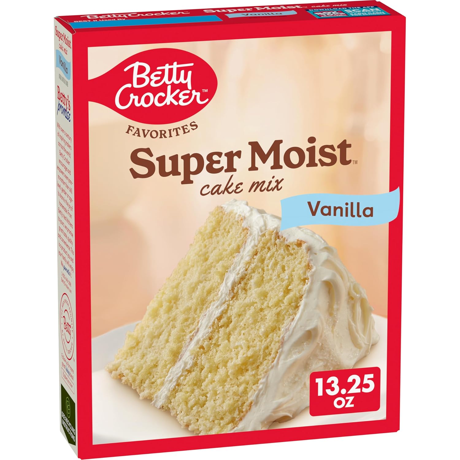 Betty Crocker Favorites Super Moist Vanilla Cake Mix, 13.25 oz.