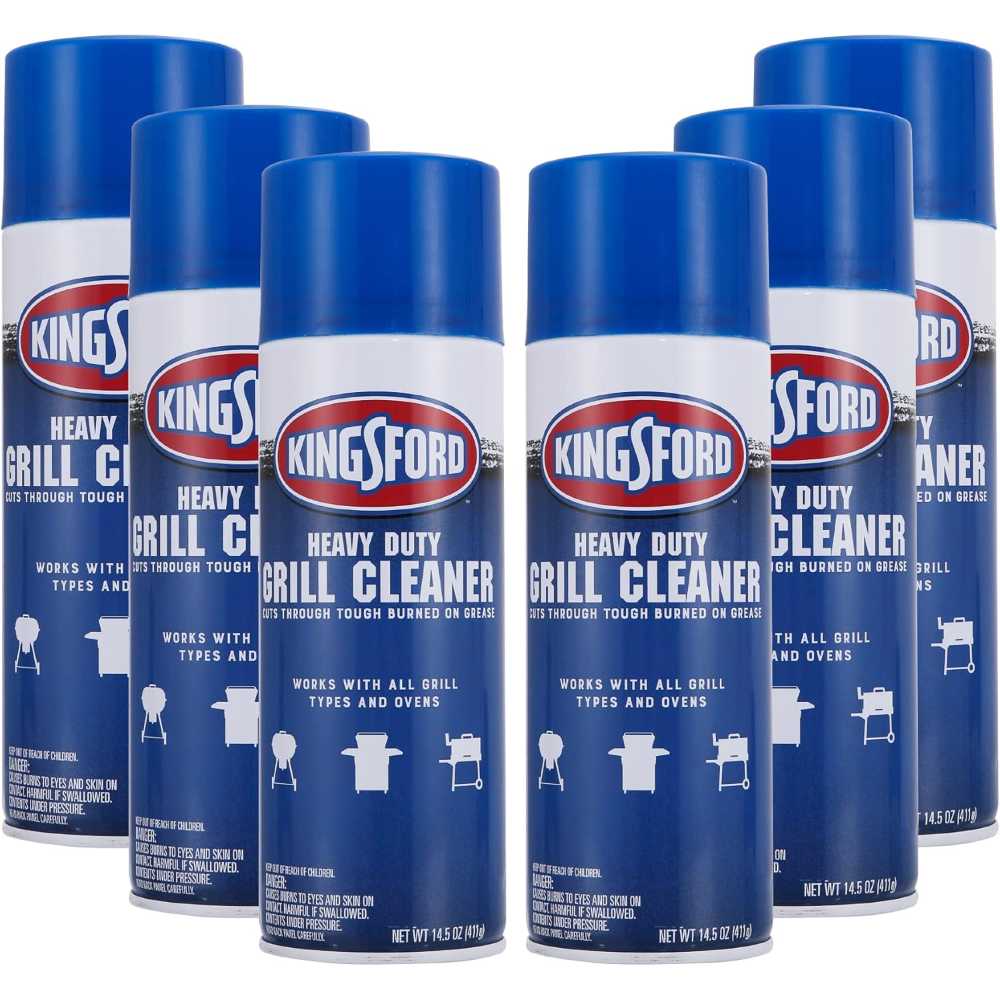 6-Pack Kingsford Heavy Duty Foaming Grill Cleaner Spray, 14.5 oz. ($3.16/Each)