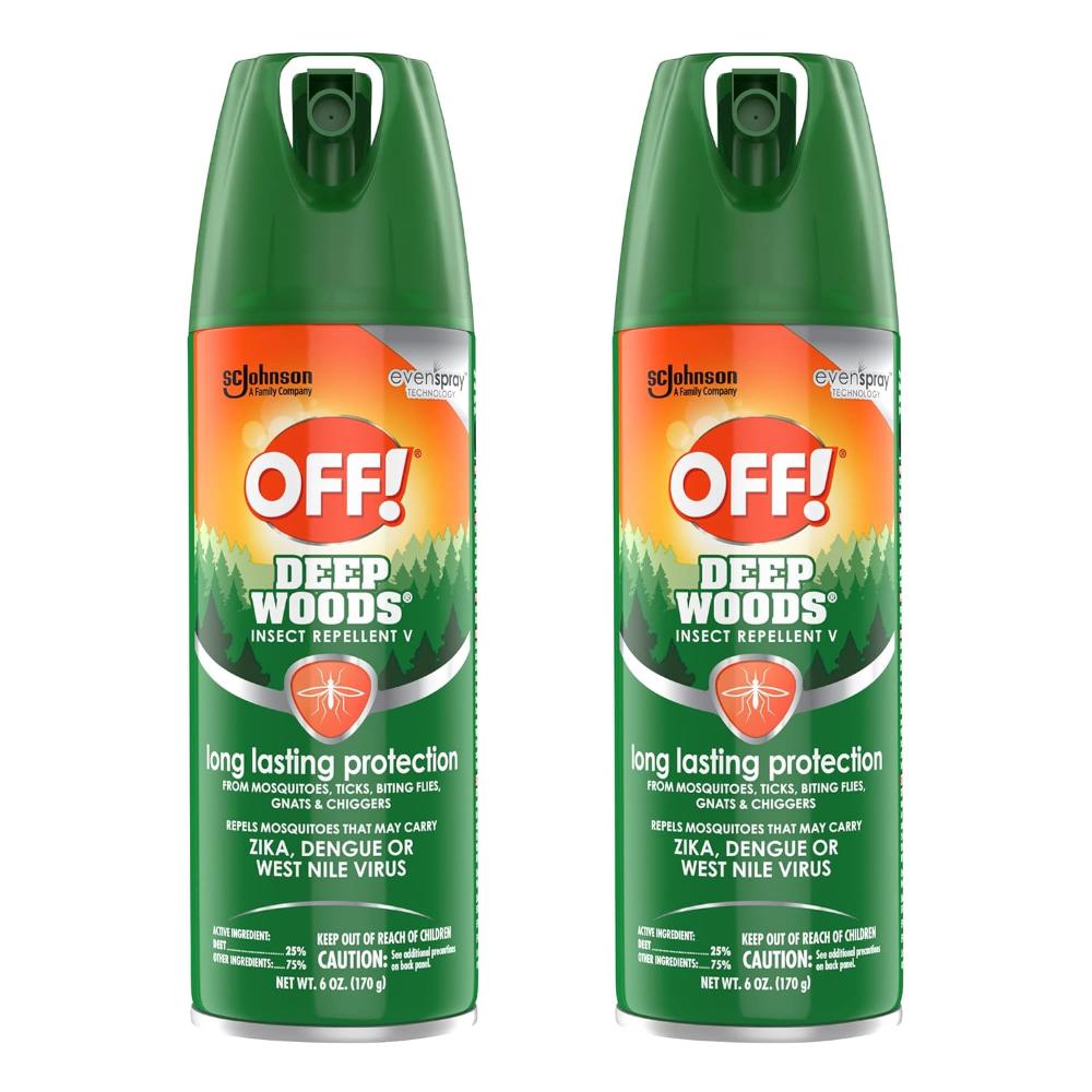 2-Pack OFF! Deep Woods Insect Repellent, 6 oz.