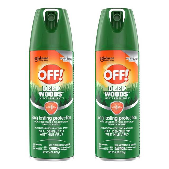 2-Pack OFF! Deep Woods Insect Repellent, 6 oz.