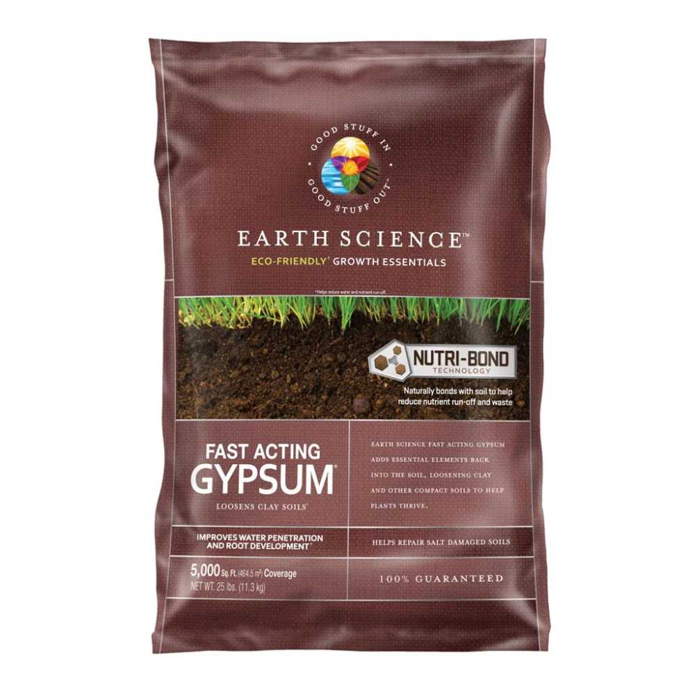 Earth Science Fast Acting Gypsum, 25 lb.