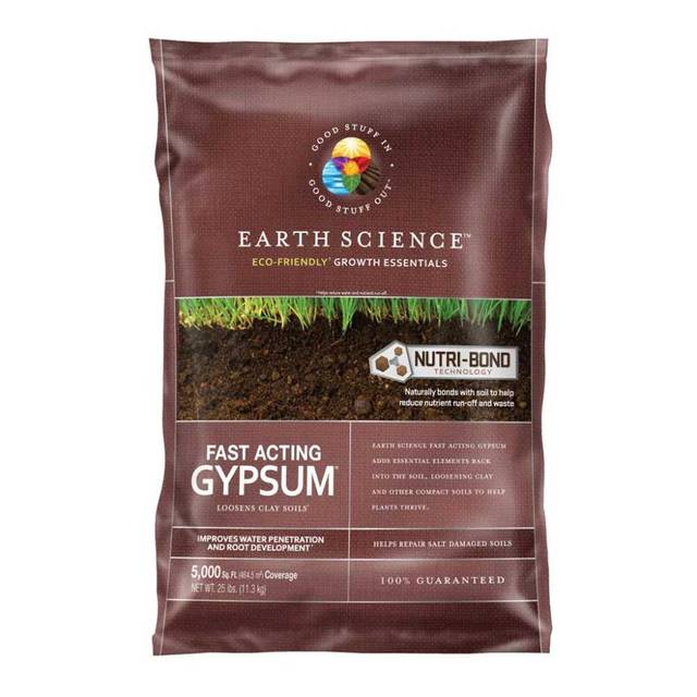Earth Science Fast Acting Gypsum, 25 lb.