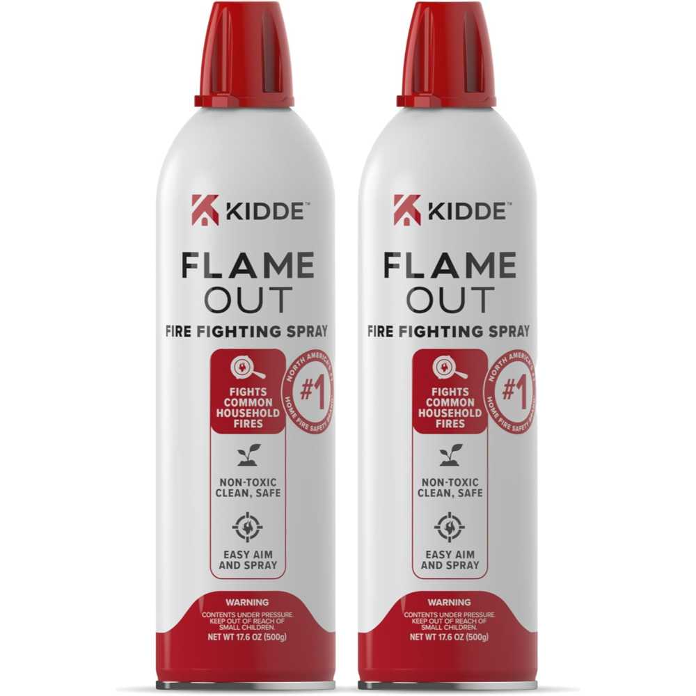 2-Pack Kidde Flame Out Fire Fighting Spray, 17.6 oz.