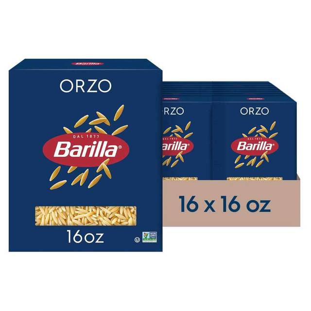 16-Pack Barilla Orzo Pasta, 16 oz.