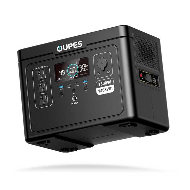 Oupes Exodus 1500 1500W/1488Wh LiFePO4 Power Station