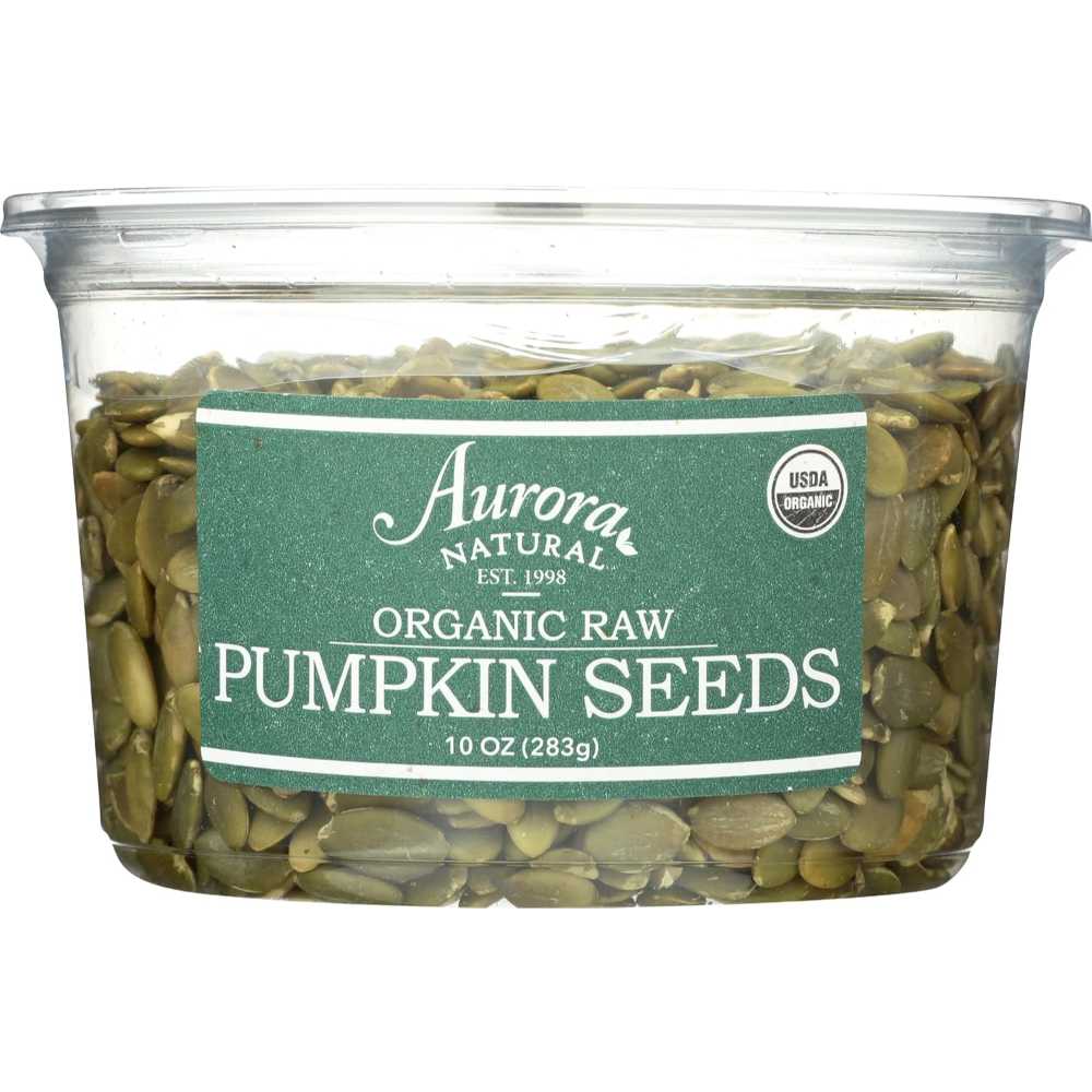 Aurora Organic Raw Pumpkin Seeds, 10 oz.