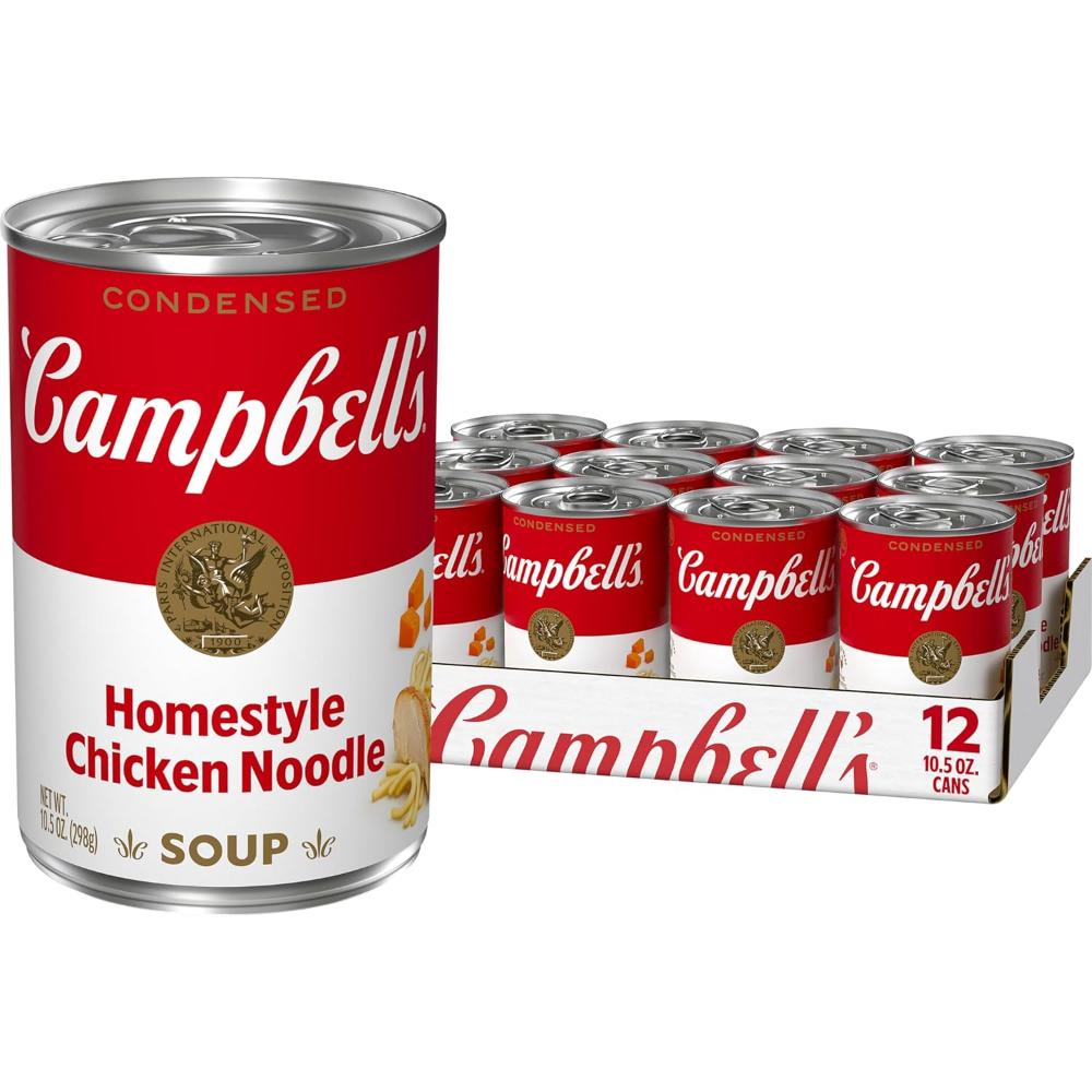 12-Pack Campbell's Condensed Chicken Noodle Soup, 10.75 oz.