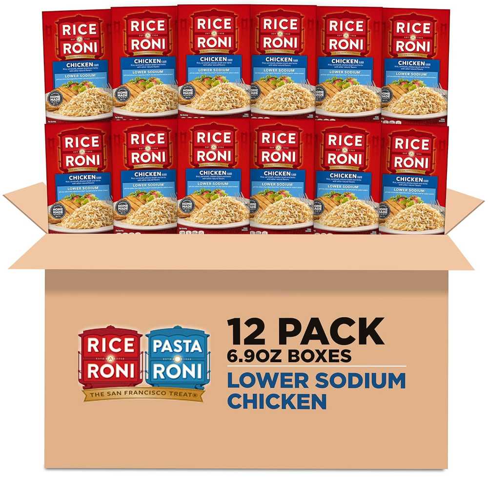 12-Pack Rice-A-Roni, Chicken (Lower Sodium), 6.9 oz.