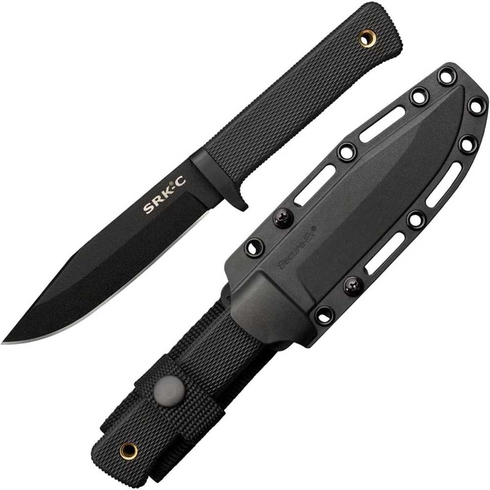 Cold Steel SRK-C 5" Fixed Blade Knife w/ Secure-Ex Sheath