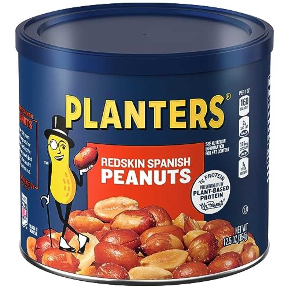 6-Pack PLANTERS Redskin Spanish Peanuts, 12.5 oz.