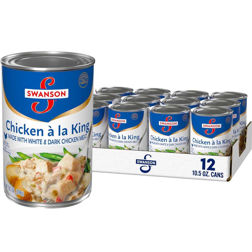 12-Pack Swanson Chicken á la King, 10.5 oz.