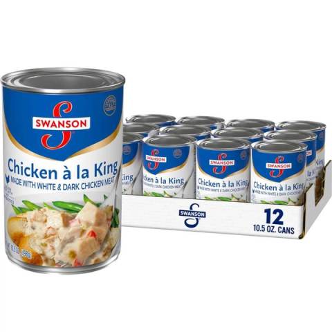 12-Pack Swanson Chicken á la King, 10.5 oz.