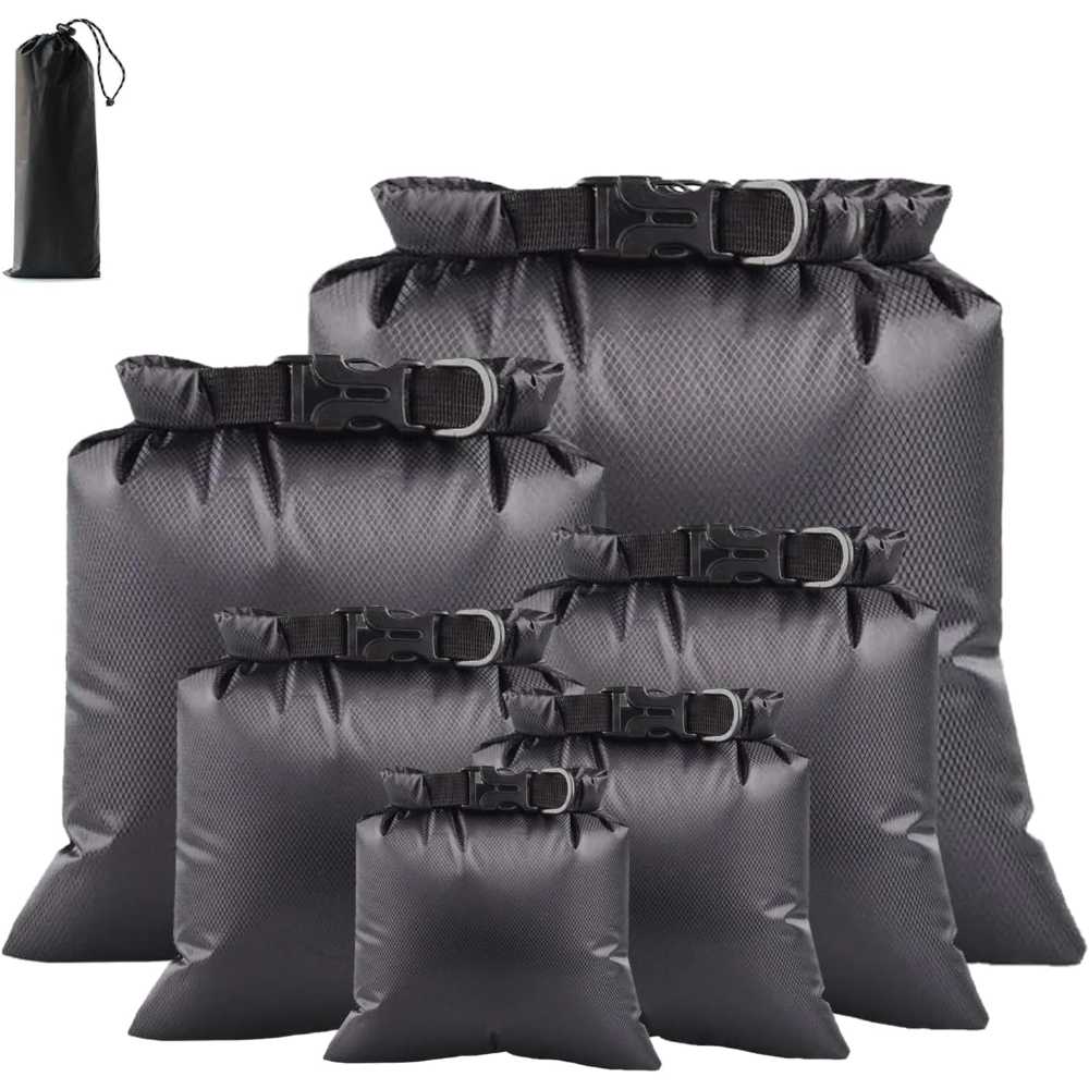 6-Pack Ilzar Waterproof Dry Bag (8L, 5L, 3L, 3.5L, 2.5L, 1.5L)