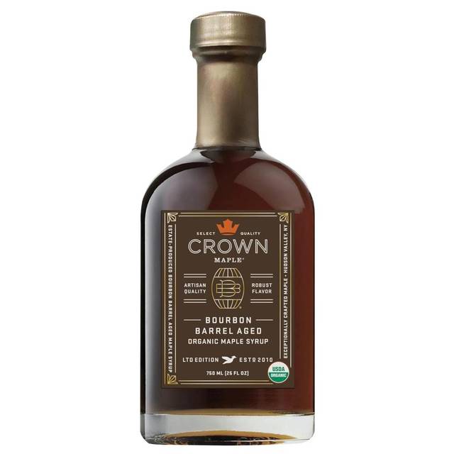 Crown Maple Organic Bourbon Barrel Aged Maple Syrup, 25 oz.