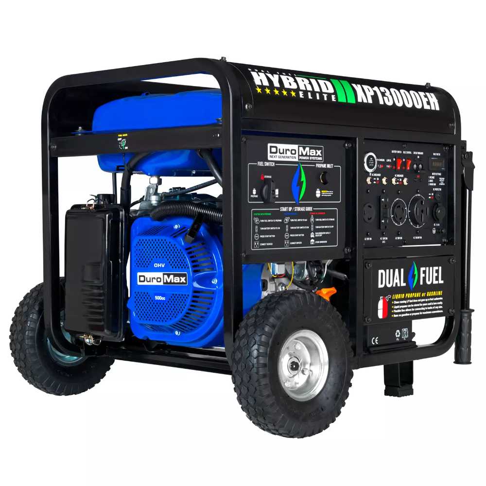 DuroMax 13,000W Dual Fuel Generator