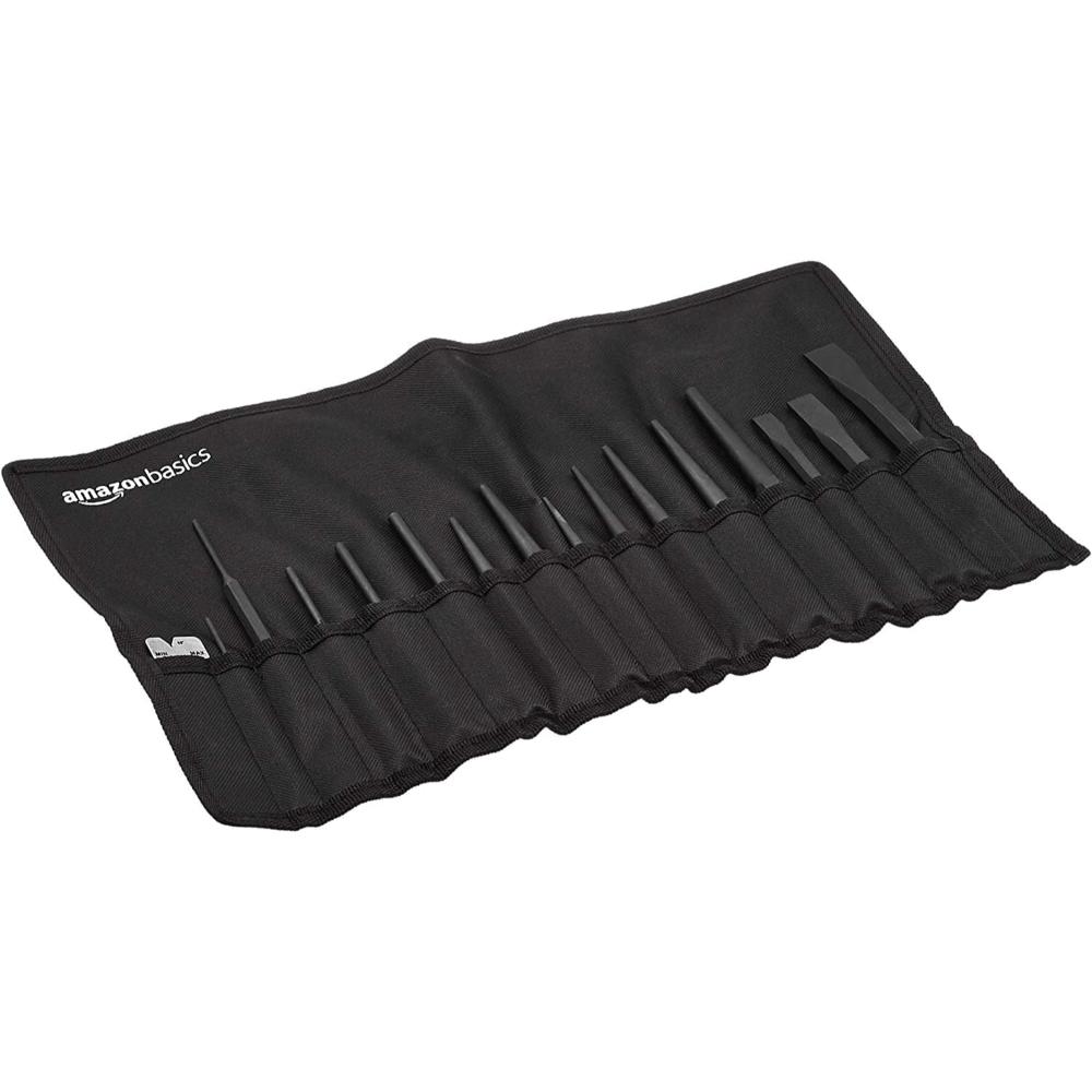 Amazon Basics 16-Piece Punch & Chisel Set