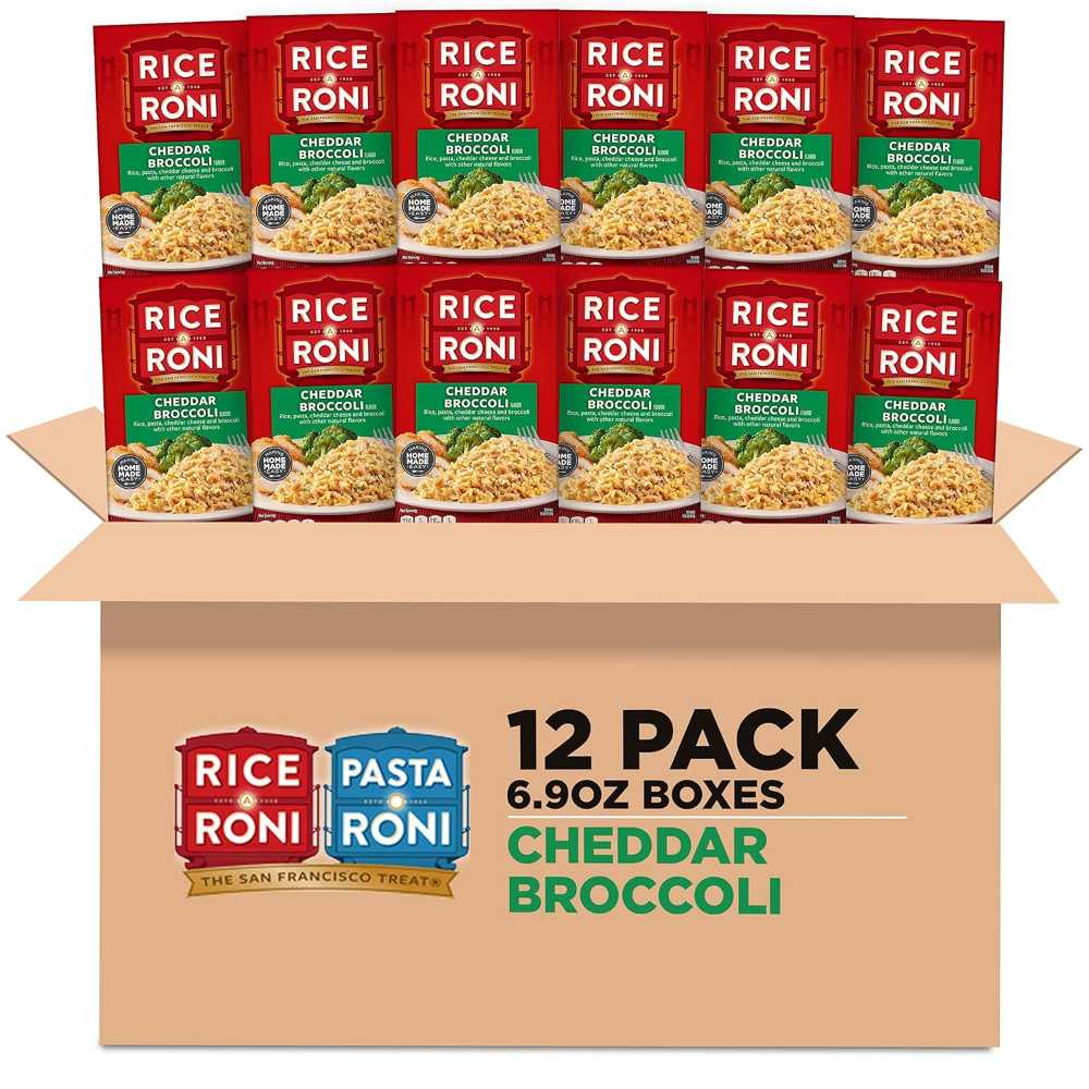 12-Pack Rice-A-Roni Cheddar Broccoli, 6.5 oz.