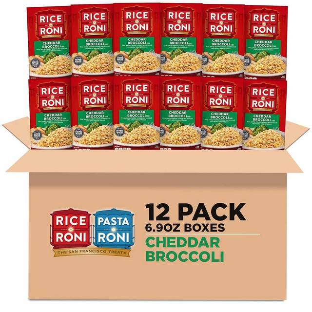12-Pack Rice-A-Roni Cheddar Broccoli, 6.5 oz.