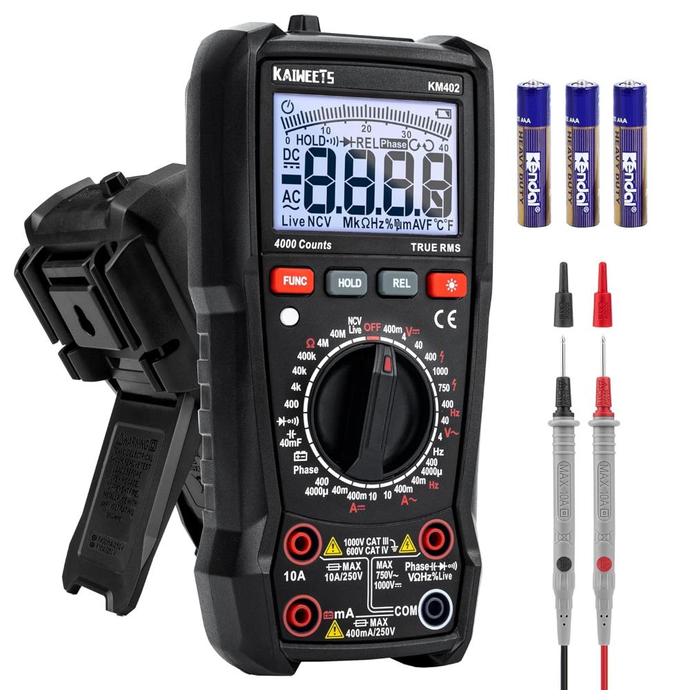 Kaiweets TRMS 4000-Counts Multimeter