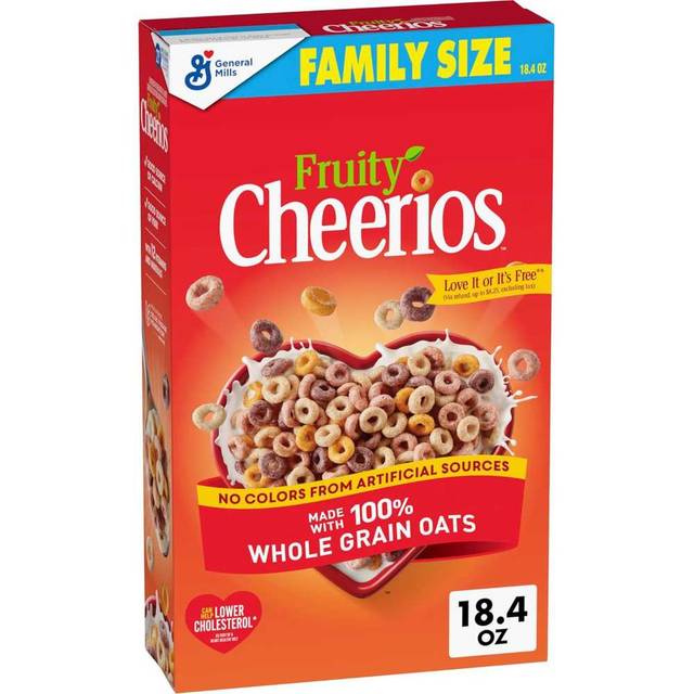 Fruity Cheerios Cereal, Family Size 18.4 oz. - $2.82 (was $4.93) Copy