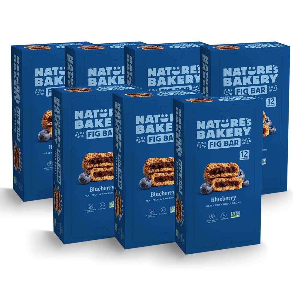 84-Pack (168-Bars) Nature's Bakery Whole Wheat Fig Bars (Blueberry)