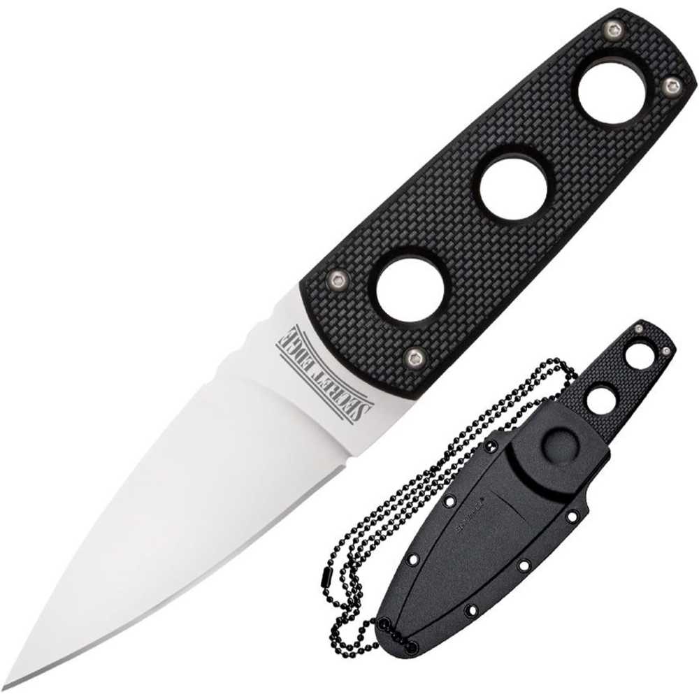 Cold Steel Secret Edge 3.5" Concealable Fixed Blade Knife w/ Secure-Ex Sheath