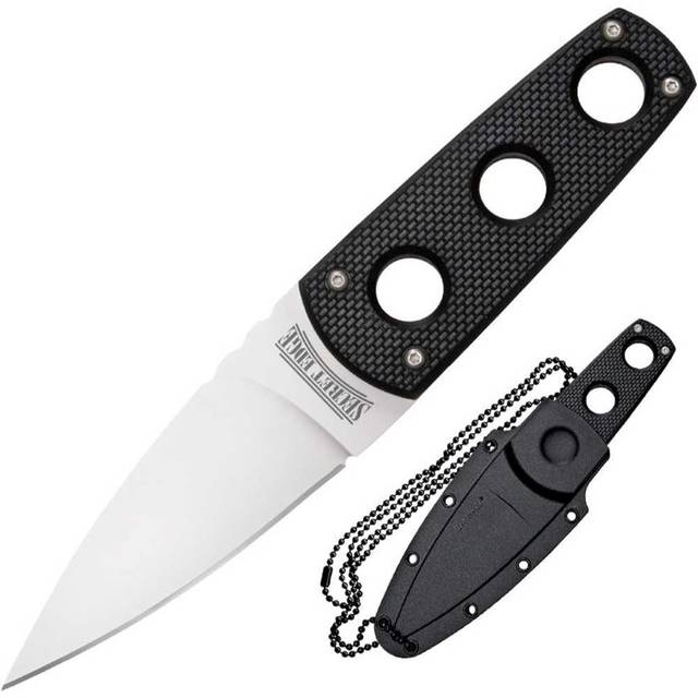 Cold Steel Secret Edge 3.5" Concealable Fixed Blade Knife w/ Secure-Ex Sheath