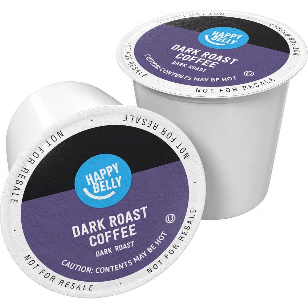 24-Pack Happy Belly Dark Roast Coffee Pods