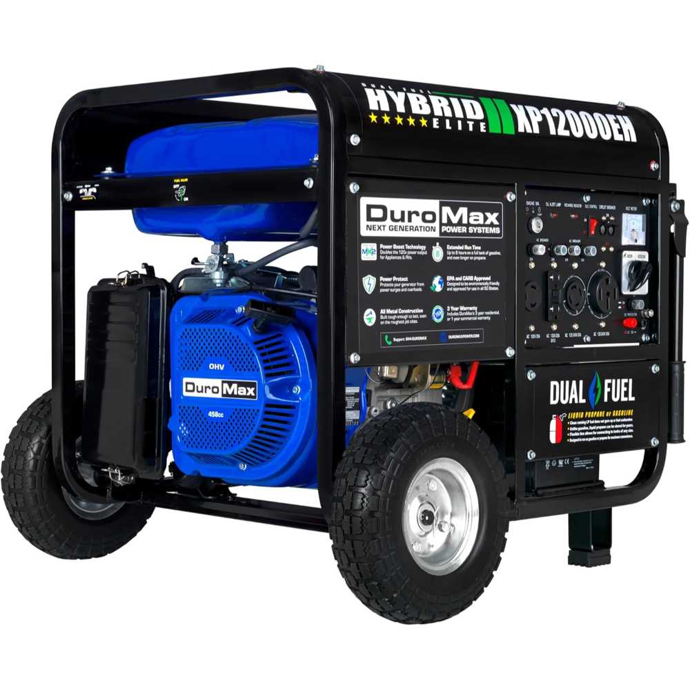 DuroMax 12,000W Dual Fuel Generator