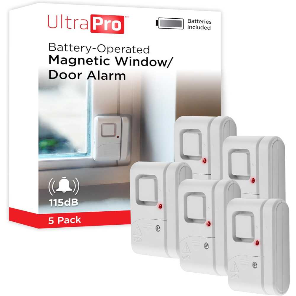 5-Pack UltraPro Window & Door Security Alarm
