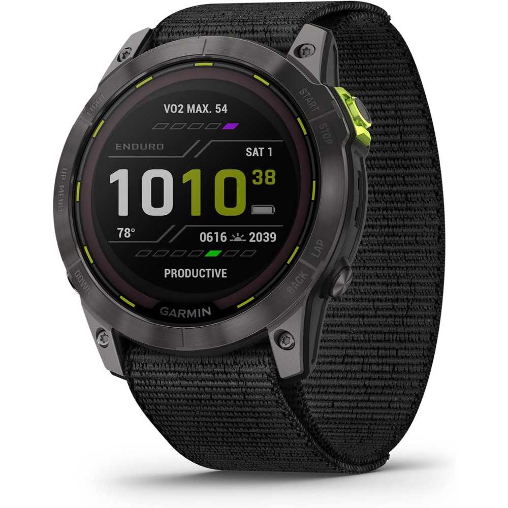 Garmin Enduro 2 Ultraperformance Solar Charging Long-Lasting Battery GPS Watch