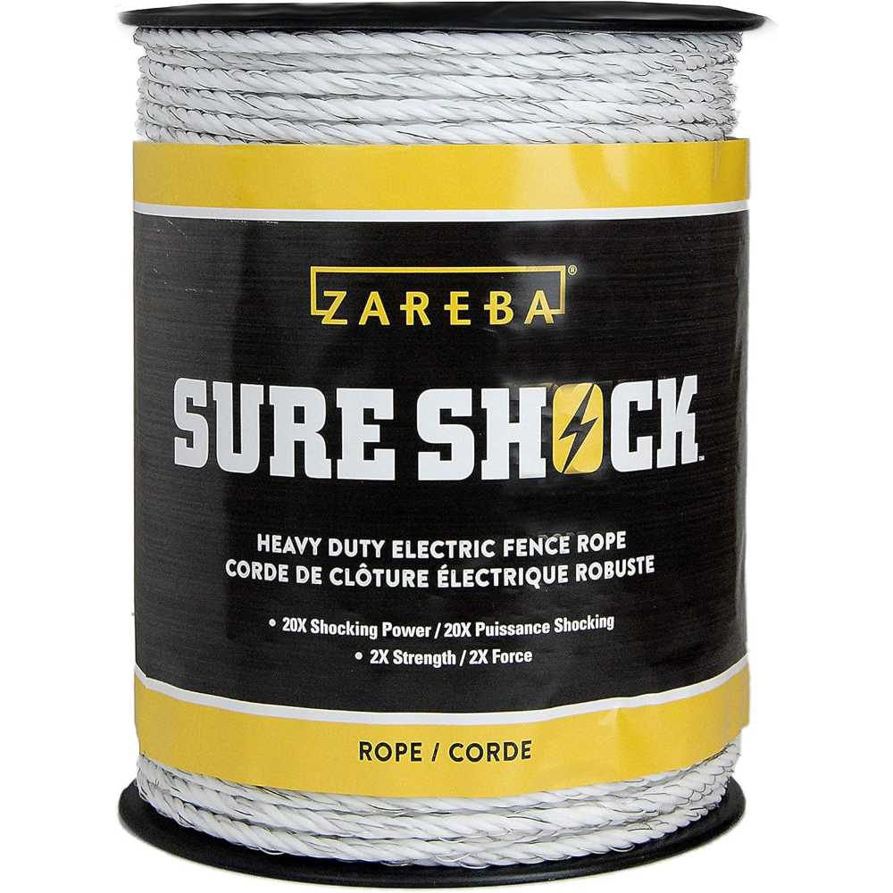 Zareba 656' 8mm Heavy-Duty Electric Fence Rope