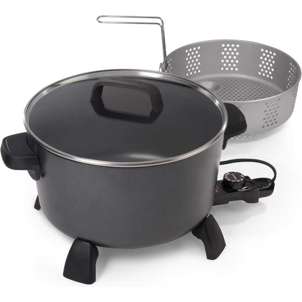 Presto 10-Quart Kitchen Kettle XL Multi-Cooker, Steamer & Deep Fryer
