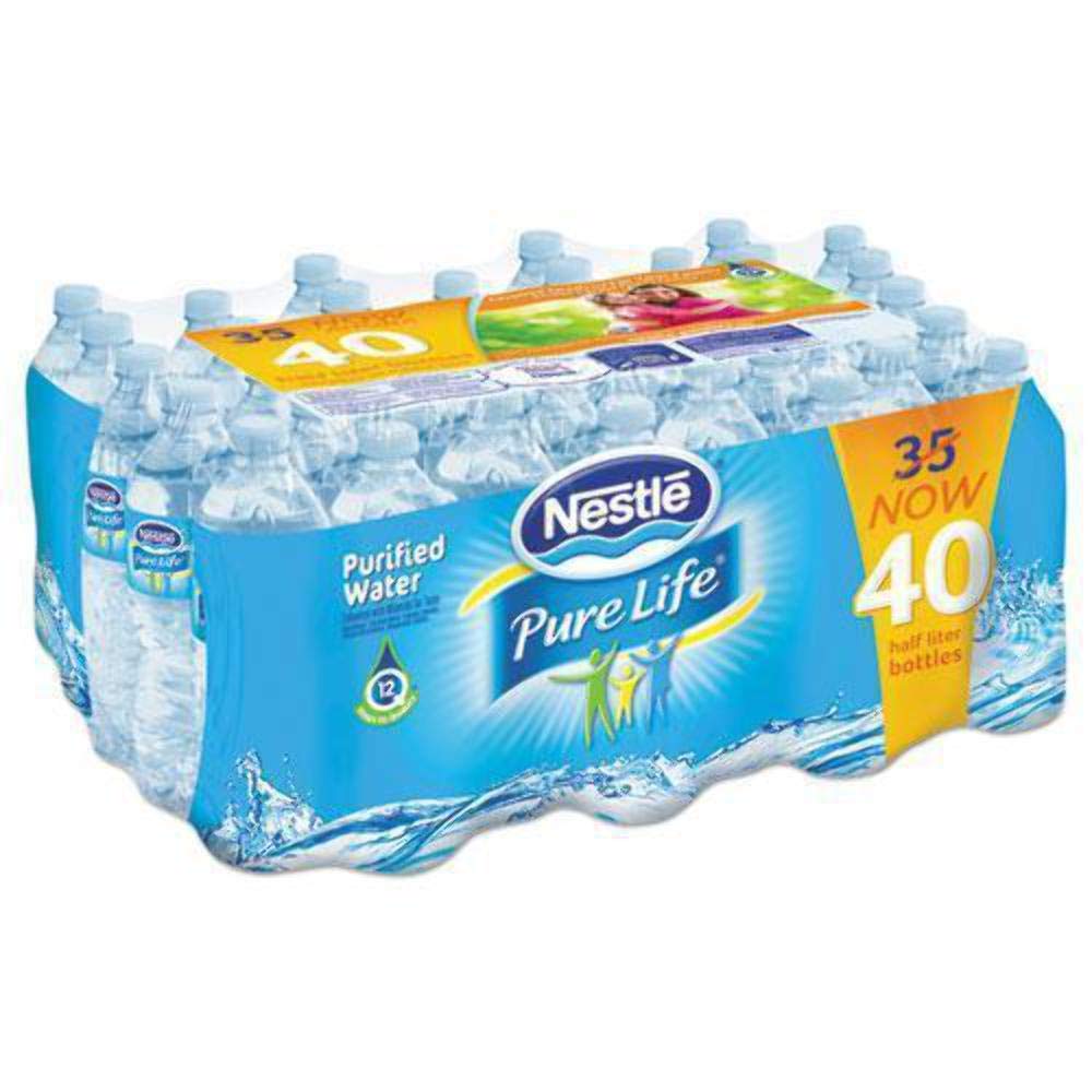 40-Pack Nestle Pure Life Purified Water, 16.9 oz.