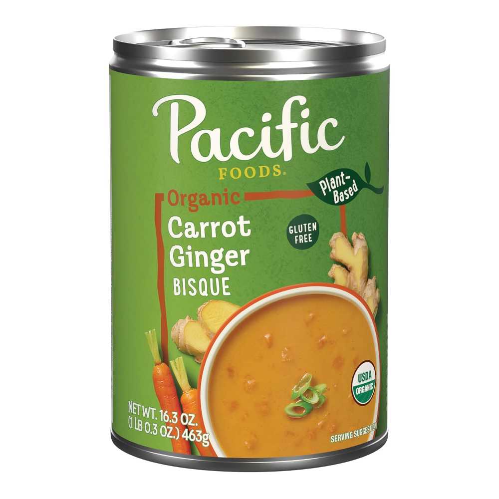 Pacific Foods Organic Carrot Ginger Bisque, 16.3 oz.