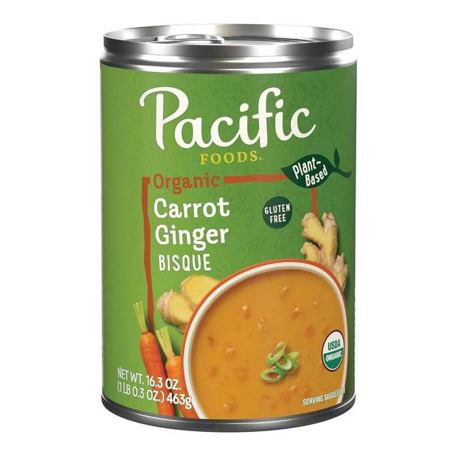Pacific Foods Organic Carrot Ginger Bisque, 16.3 oz.