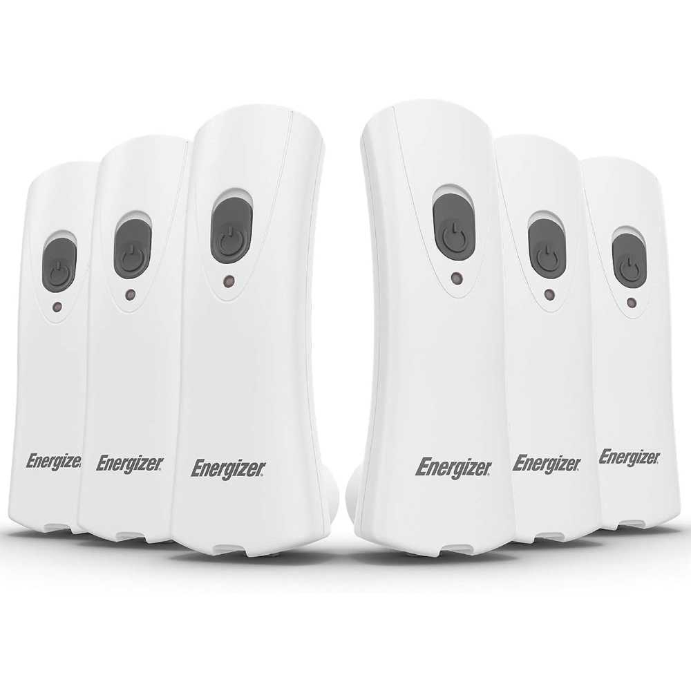 6-Pack Energizer Weatheready Rechargeable Plug-in Flashlight for Outages