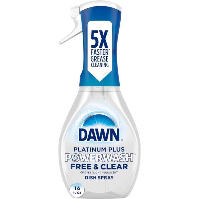 Dawn Free & Clear Platinum Plus Powerwash Dish Soap Spray, 16 oz.