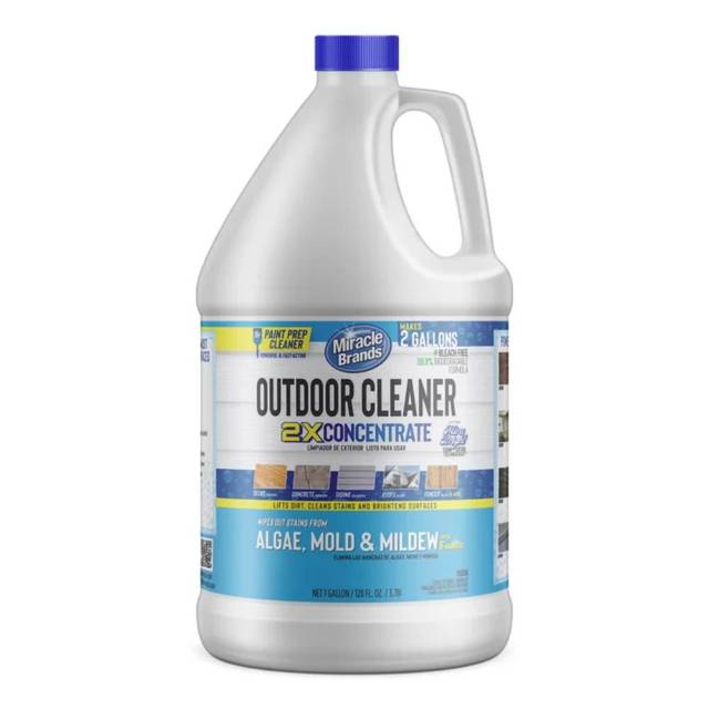 Miracle Brands Outdoor Cleaner 2x Concentrate, 1 Gallon
