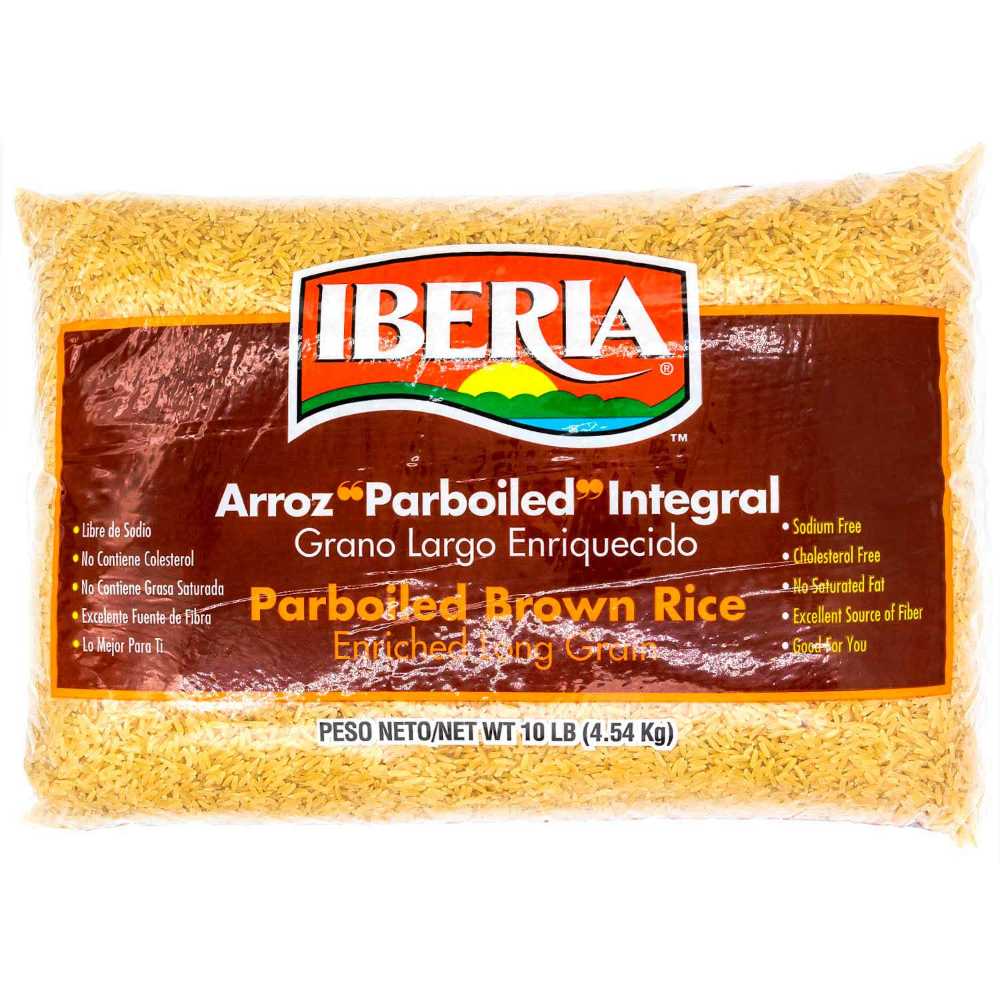 Iberia Parboiled Brown Rice, 10 lb.