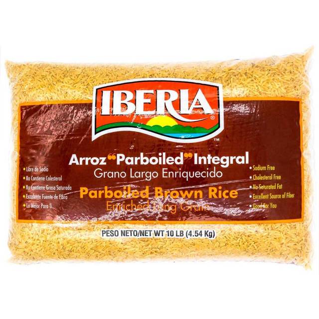 Iberia Parboiled Brown Rice, 10 lb.