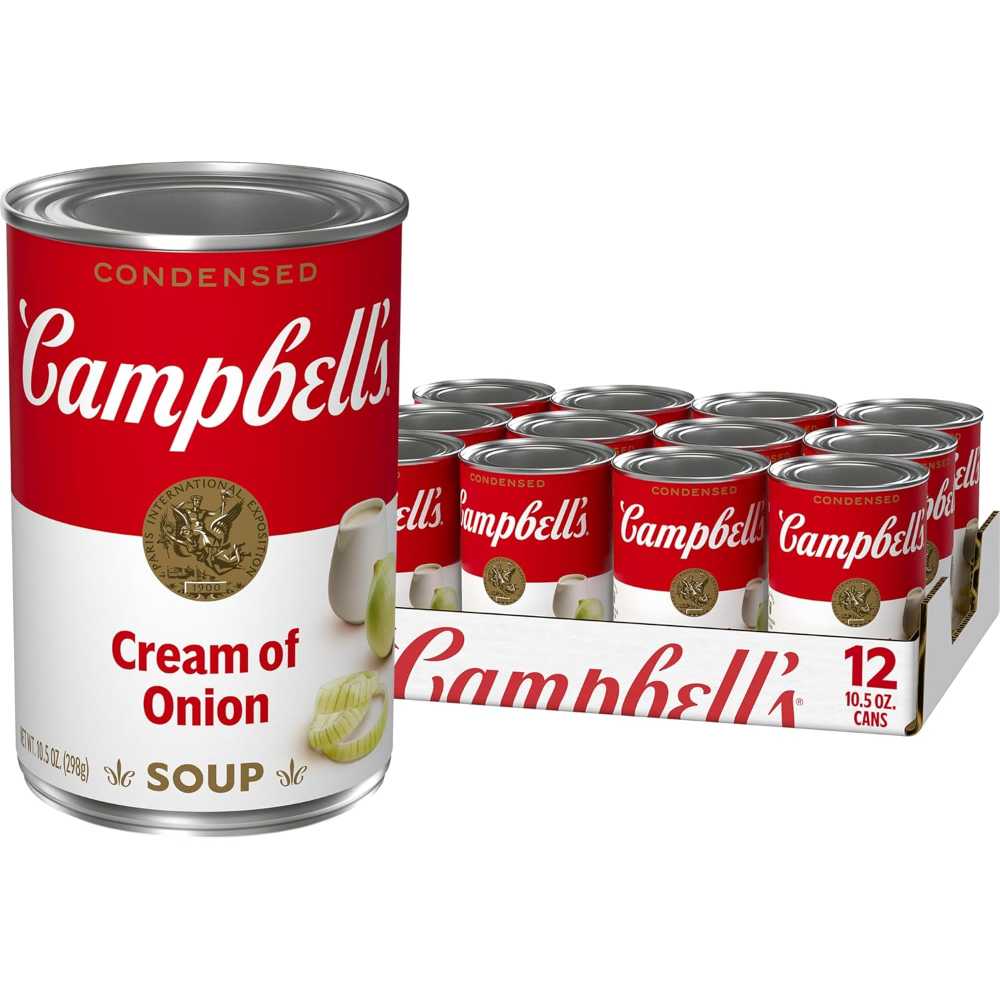 12-Pack Campbell's Condensed Cream of Onion Soup, 10.5 oz.