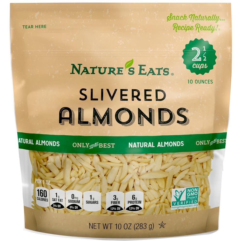 Nature's Eats Blanched Slivered Almonds, 10 oz.
