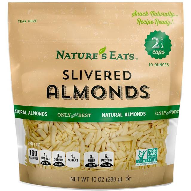 Nature's Eats Blanched Slivered Almonds, 10 oz.