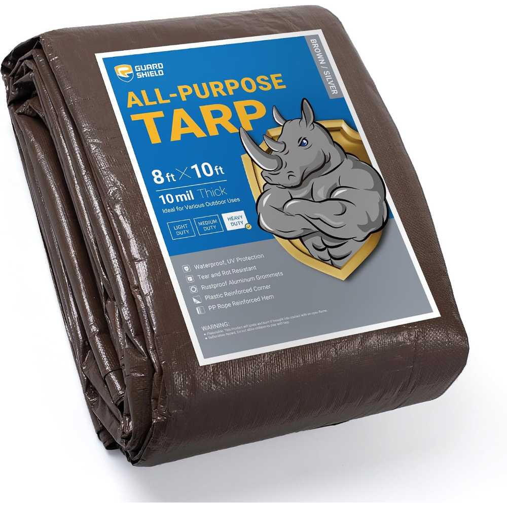 Guard Shield 8' x 10' Heavy Duty 10-Mil Tarp