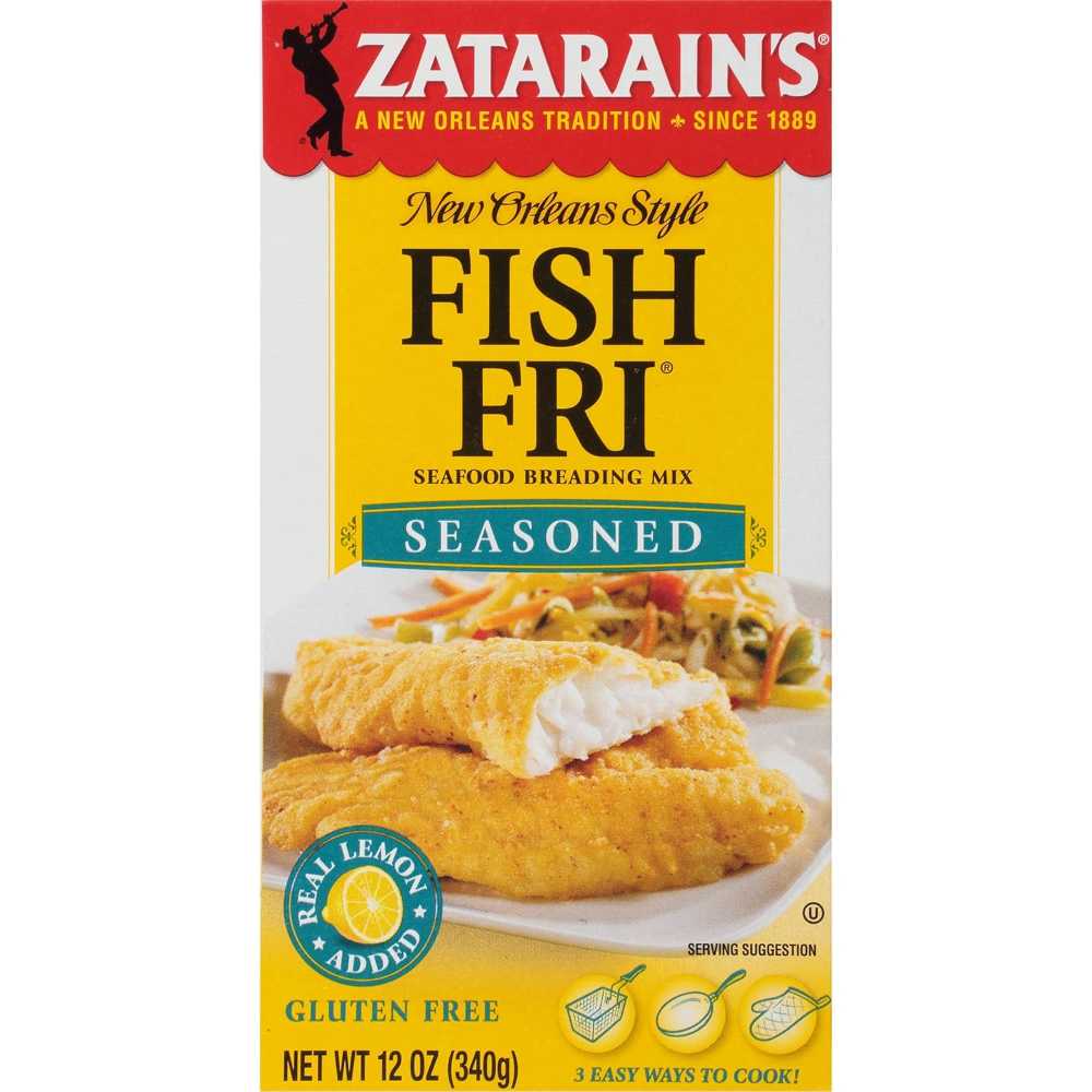 8-Pack Zatarain's Seasoned Fish Fri Seafood Breading Mix, 12 oz.