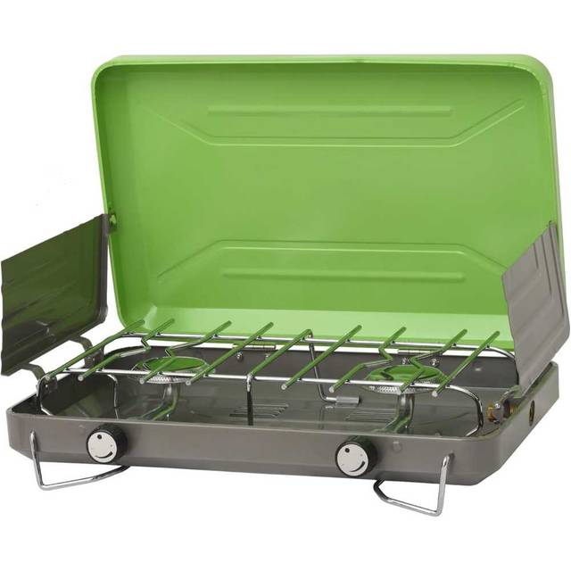 Flame King 2-Burner Portable Propane Camping Stove