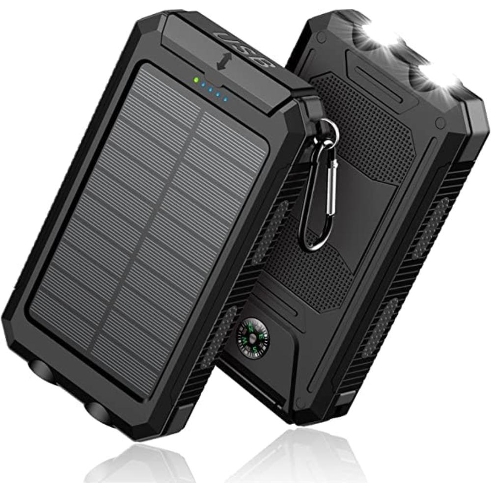 Prime Members: Feeke 36,800mAh Solar Power Bank