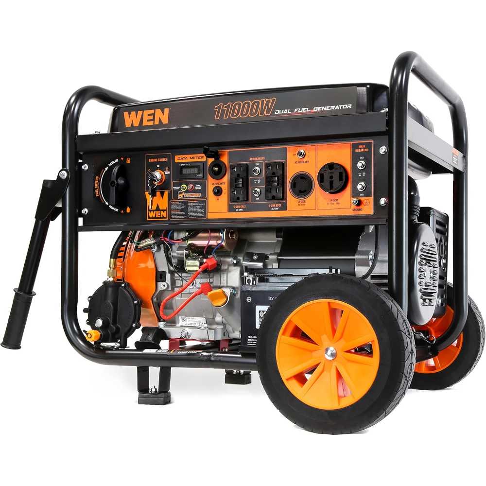WEN 11,000W Dual Fuel Generator w/ Electric Start + CO Sensor