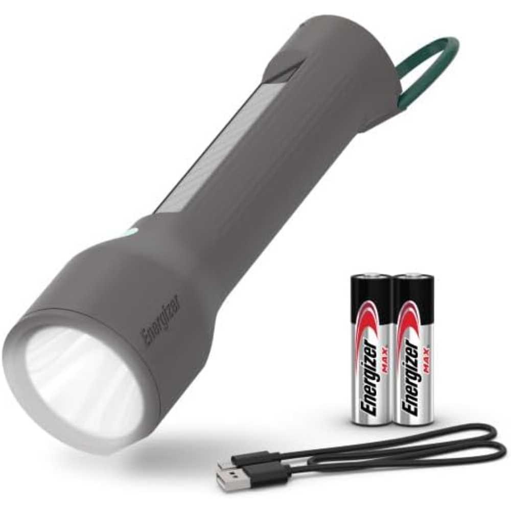 Energizer S-600 Hybrid-Power Solar LED Flashlight & Power Bank